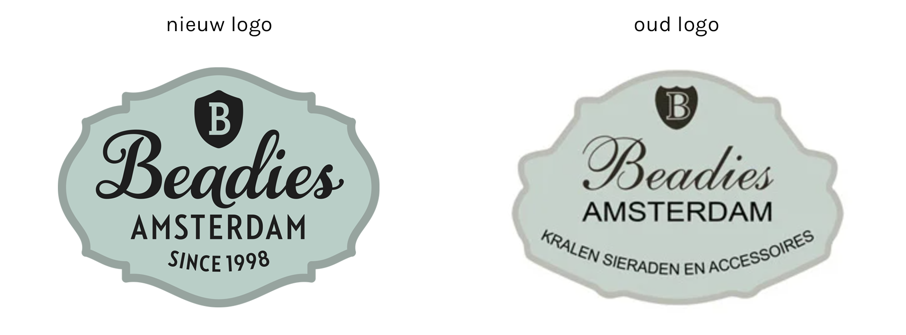 Beadies Amsterdam logo restyling