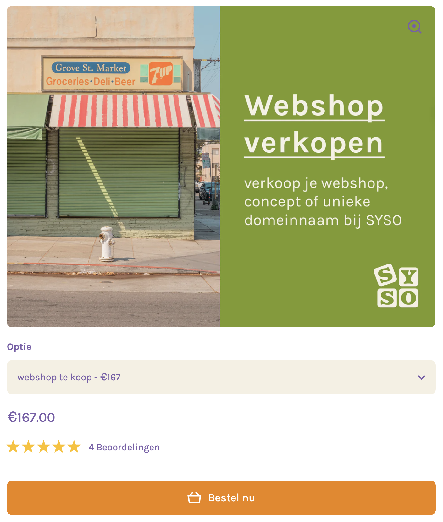 Webshop verkaufen