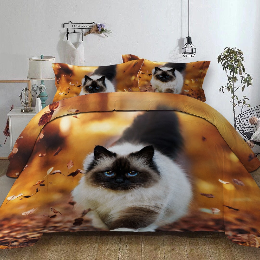 Exotic Ragdoll Cat Duvet Cover Set Catloversparadise101