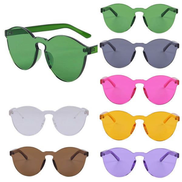 Clear plastic sunglasses - 7 colours – Selkie Swimwear