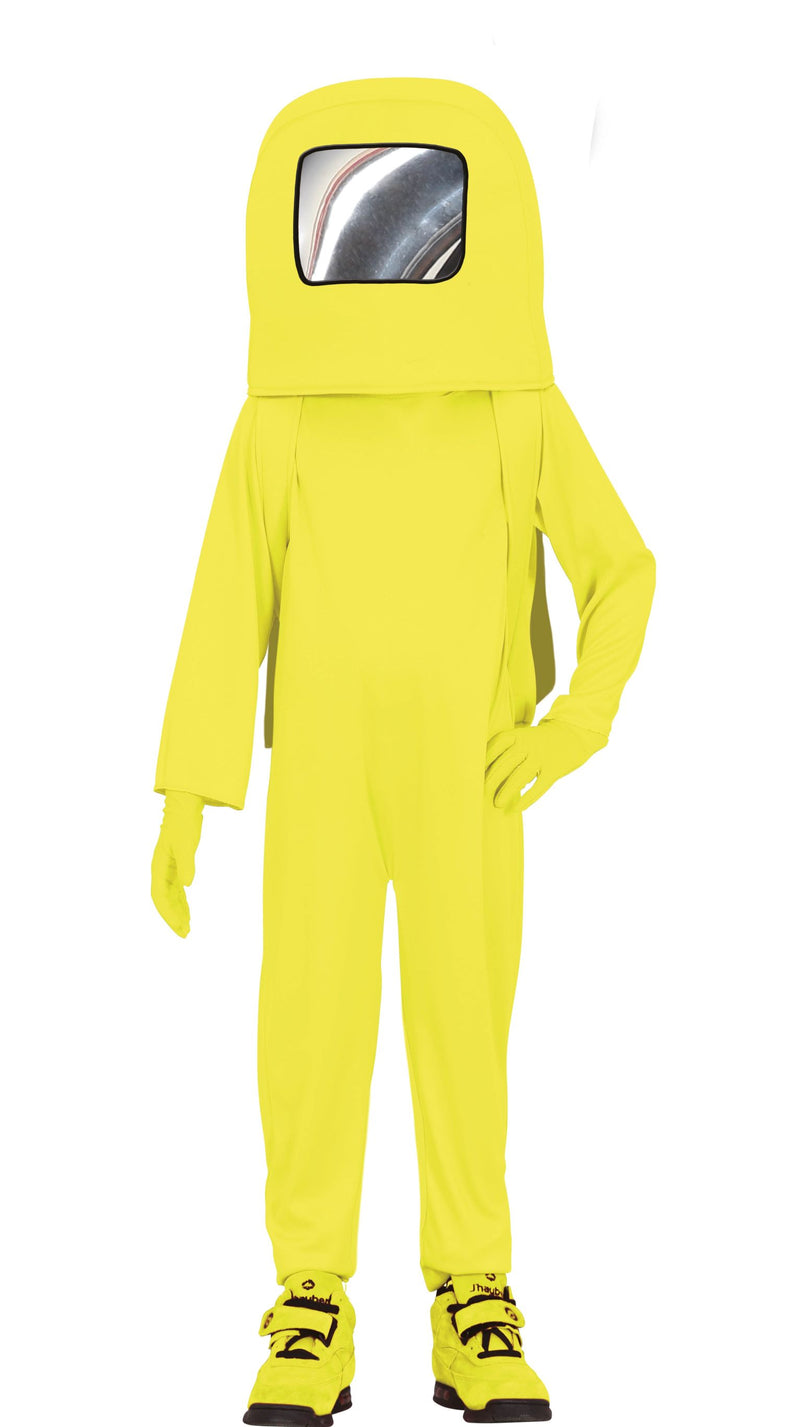 Among Us Game Costume Impostor Astronaut Yellow