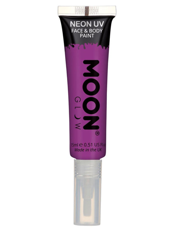 Moon Glow Neon Glow in The Dark Face & Body Paint Blue 12ml