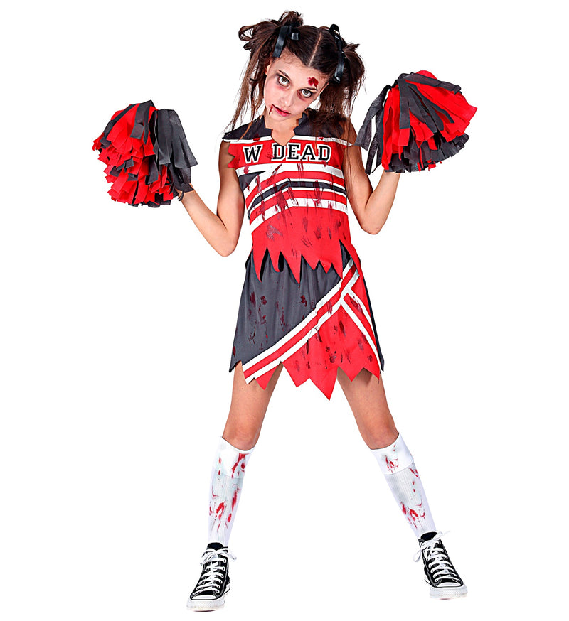 Girls Zombie Cheerleader Girl's Halloween Costume