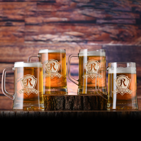 Wildlife Beer Mugs Set of 4