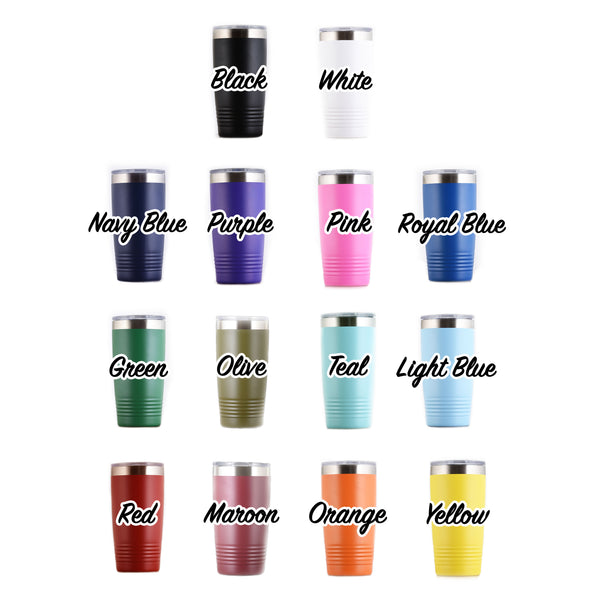 Bridesmaid Gift, Personalized Tumbler, 20oz Stainless Steel