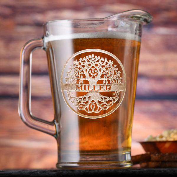 Custom Engraved Irish Beer Stein  Shamrock Beer Mug– Crystal Imagery