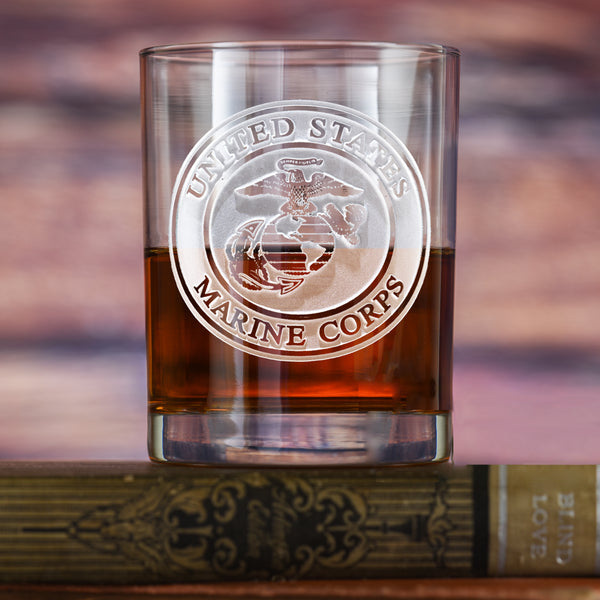 Science of Whiskey Etched Whiskey Glass