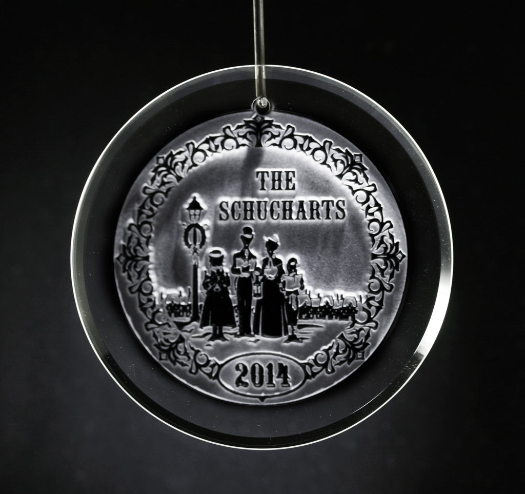 engraved xmas ornaments