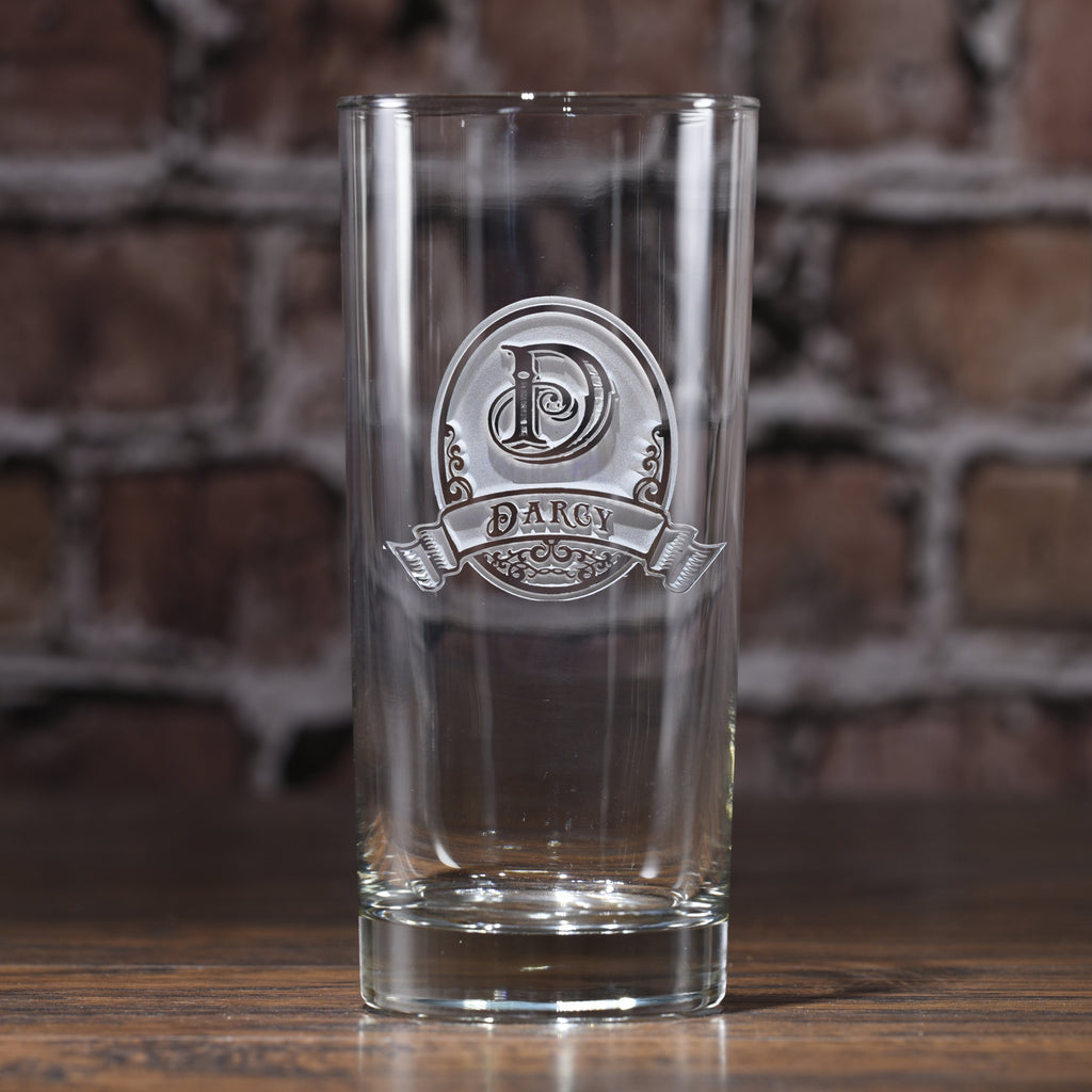 Personalized Engraved Highball Glass Crystal Imagery 2665