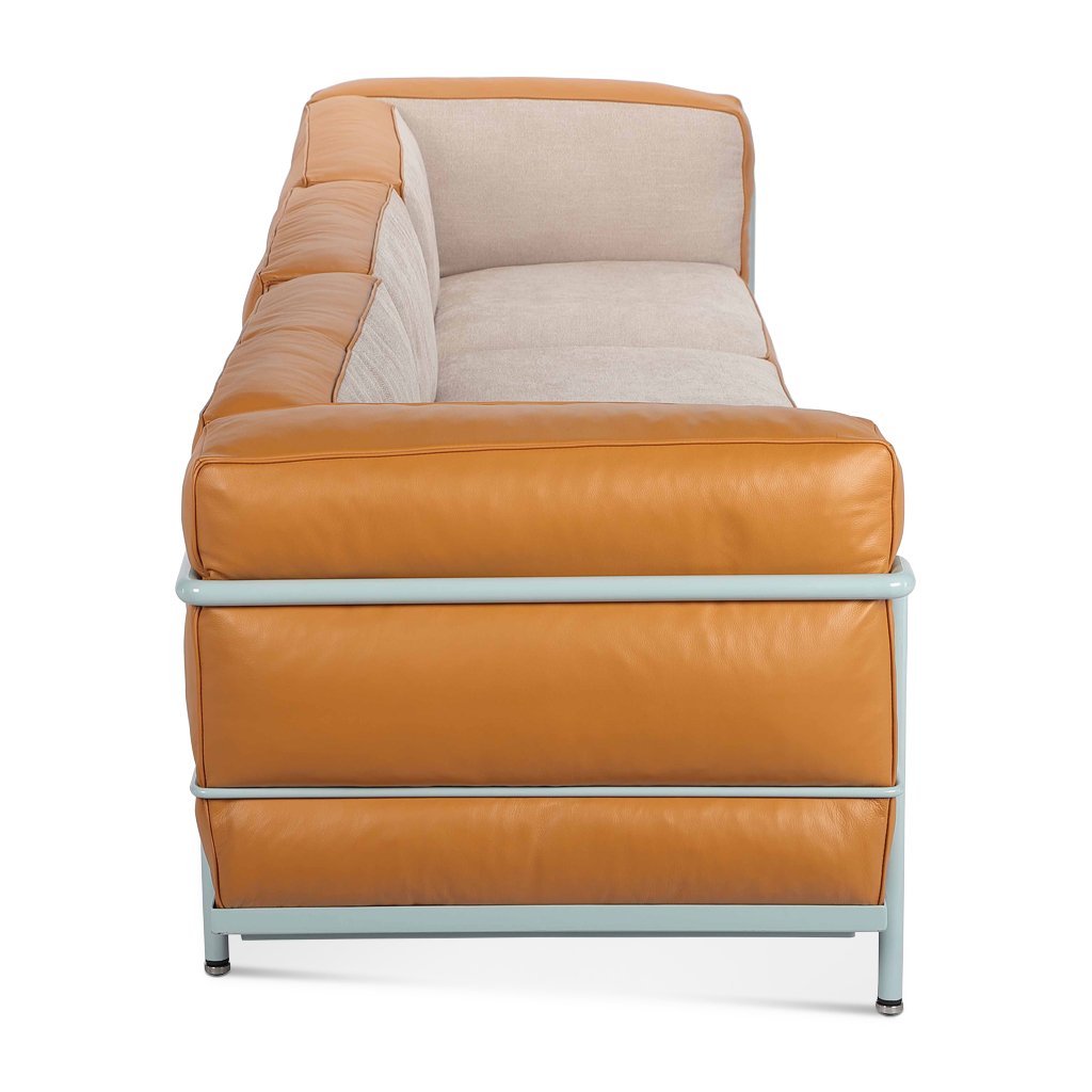 LC3 Grand Modele  Three Seat Sofa  With Down Cushions 