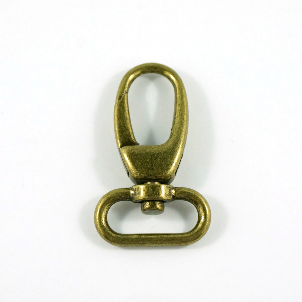 Swivel Snap Hook 1 1/2 (38mm) in Antique Brass (2 Pack) – Troll Brothers  Quilt Designs