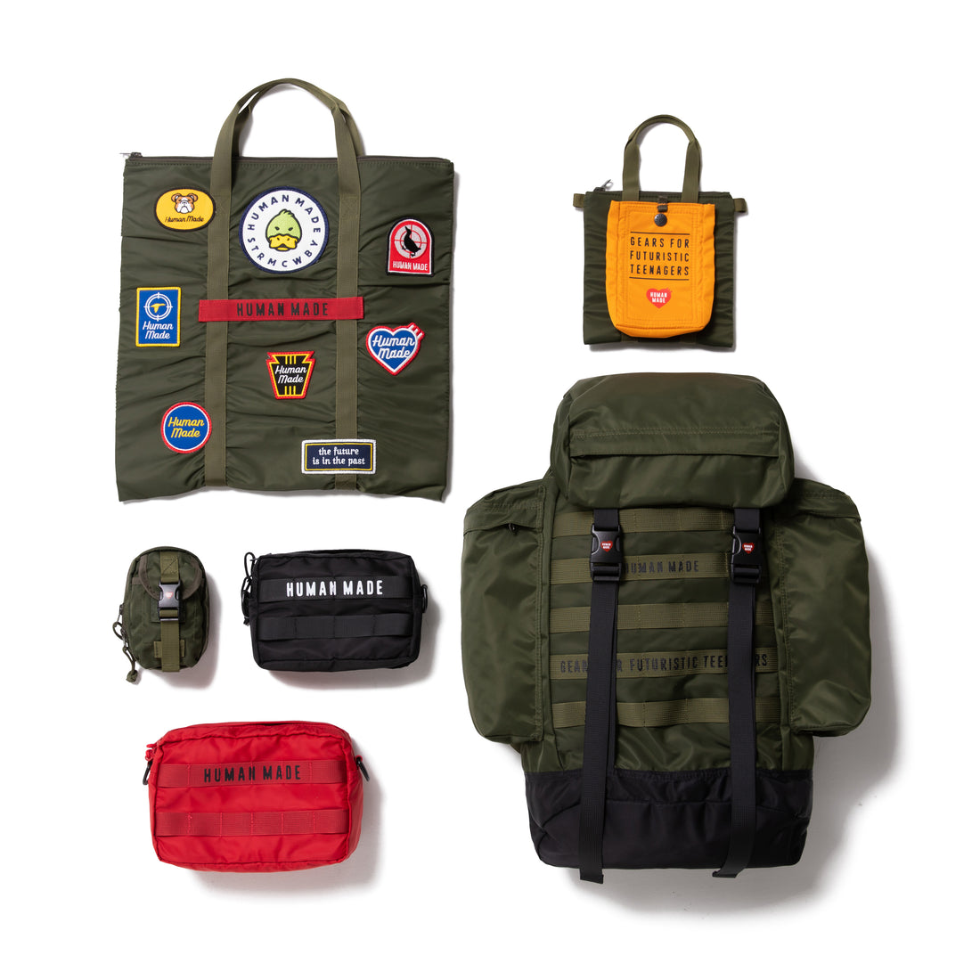 HUMAN MADE “MILITARY BAG” コレクション発売のお知らせ – HUMAN MADE