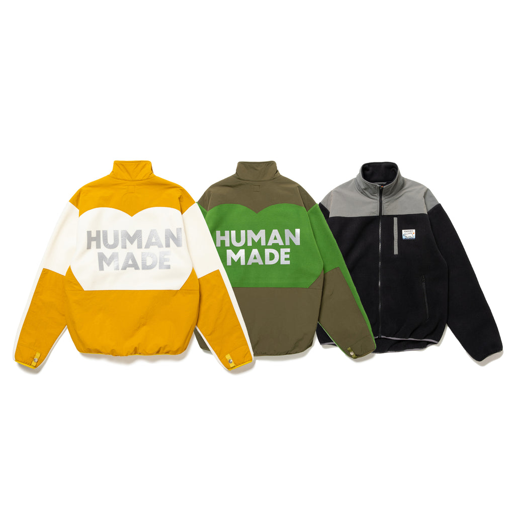 HUMAN MADE OUTDOOR P/O FLEECE JACKET