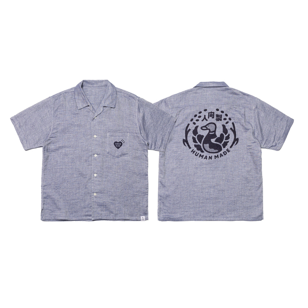 HUMAN MADE CHAMBRAY GAUZE ALOHA SHIRT