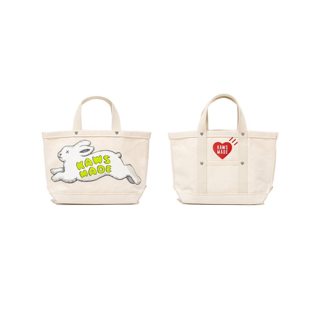 KAWS MADE TOTE BAG SMALL ピンバッチセットトートバッグ - トートバッグ