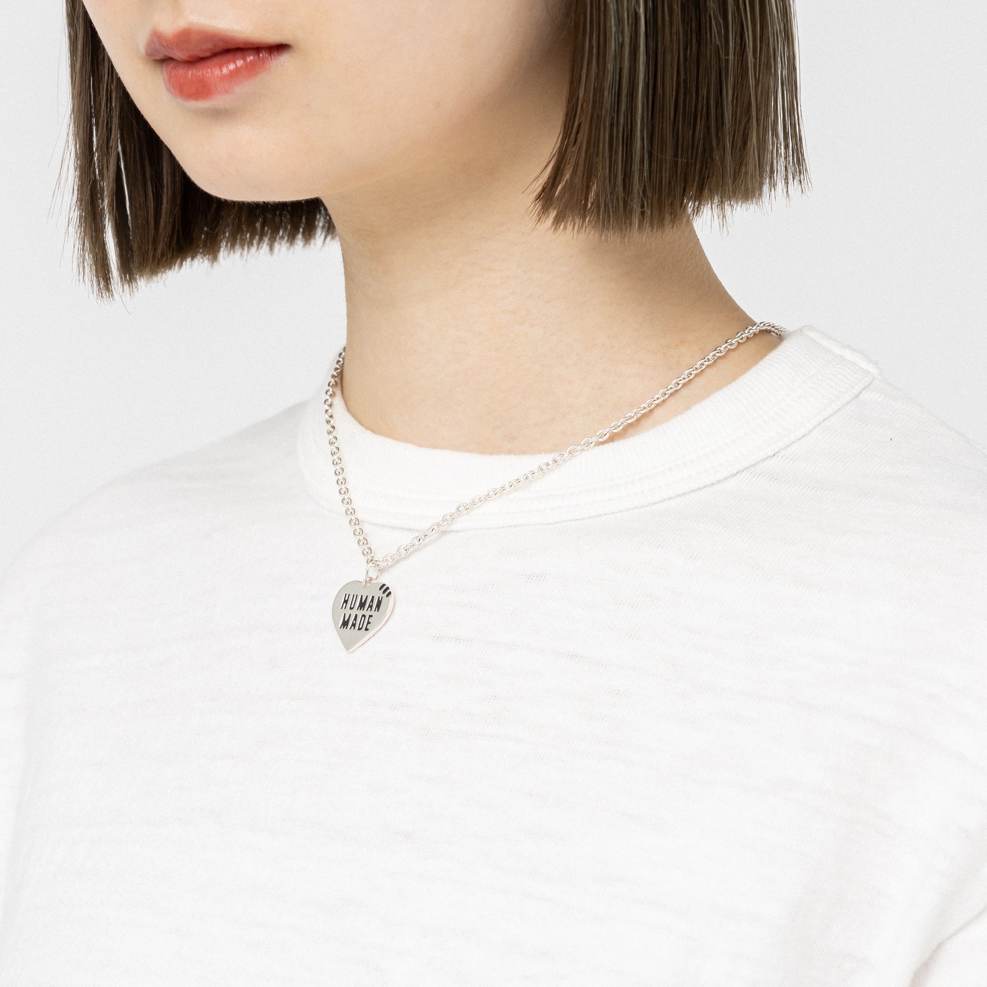 完売品 HUMAN MADE Heart Silver Necklace