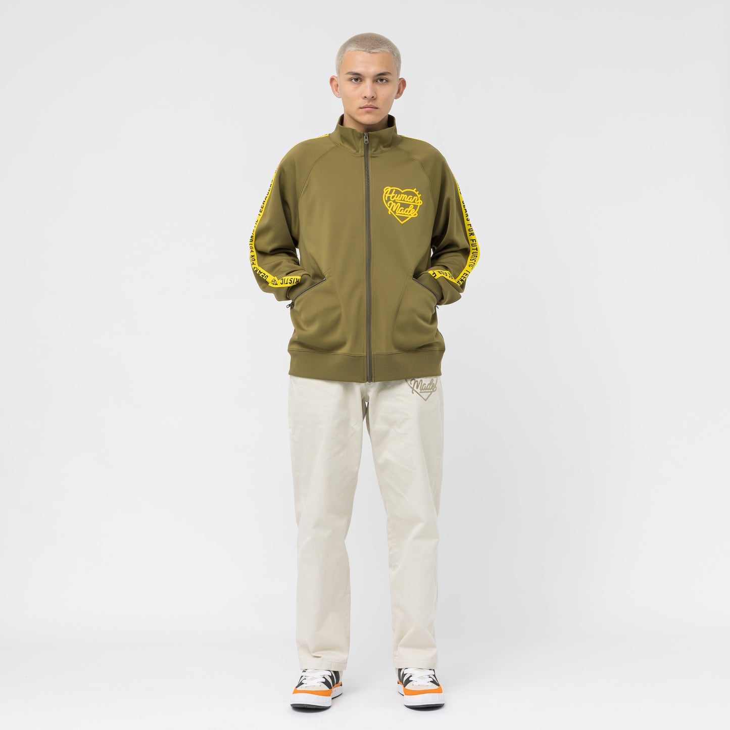 HUMAN MADE TRACK JACKET OLIVE DRAB XL