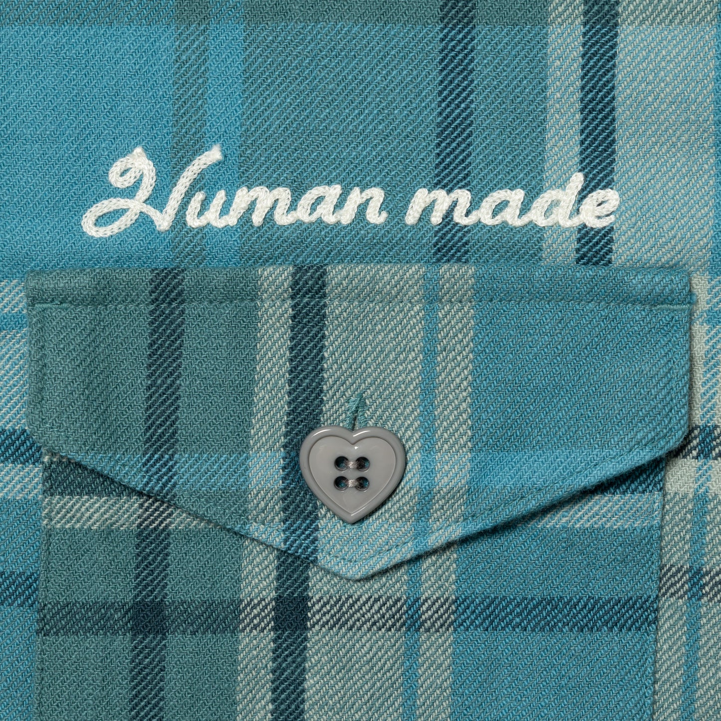 HUMAN MADE CHECKED OVERSHIRT BLUE Sサイズ | www