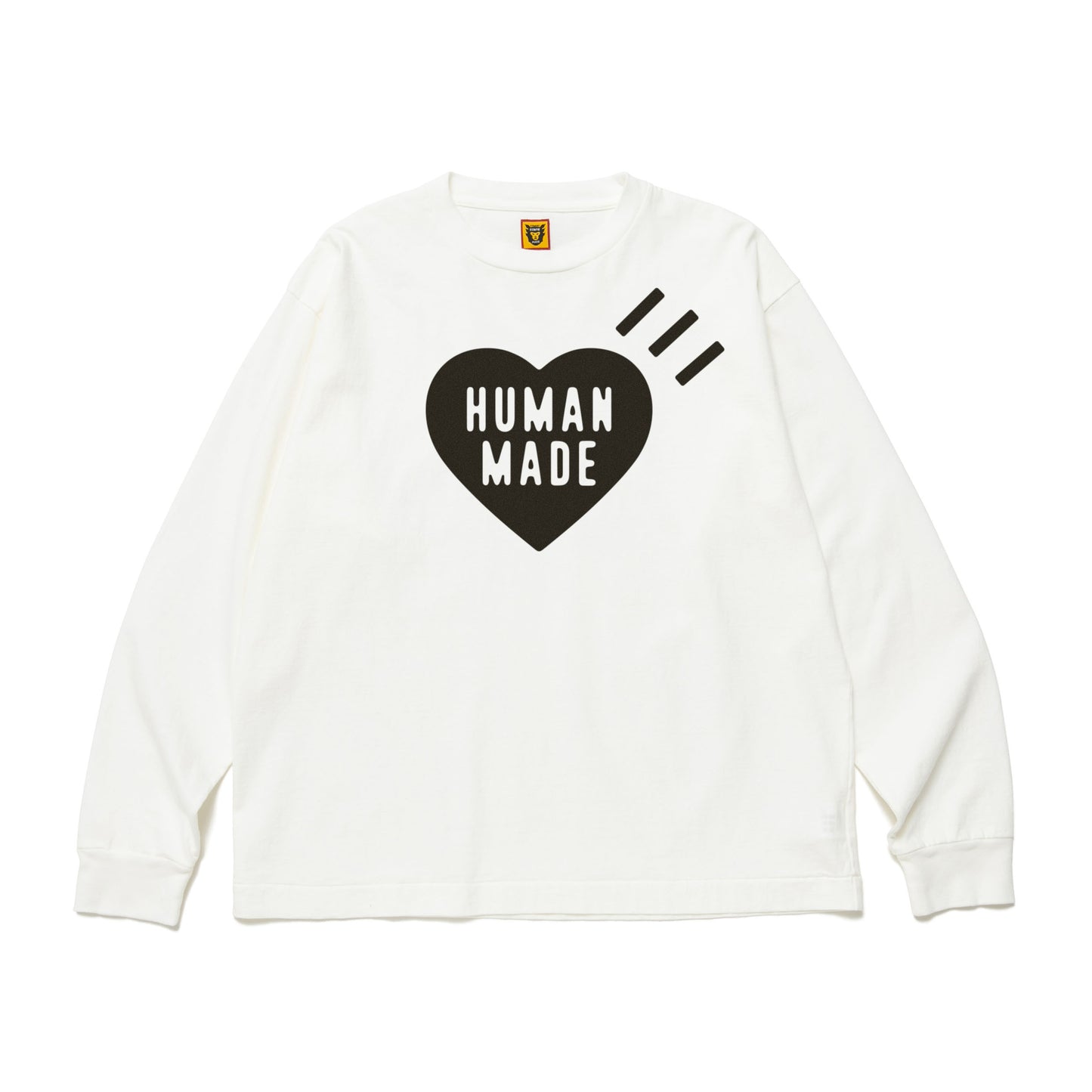 human made HEART L/S T-SHIRT Black L