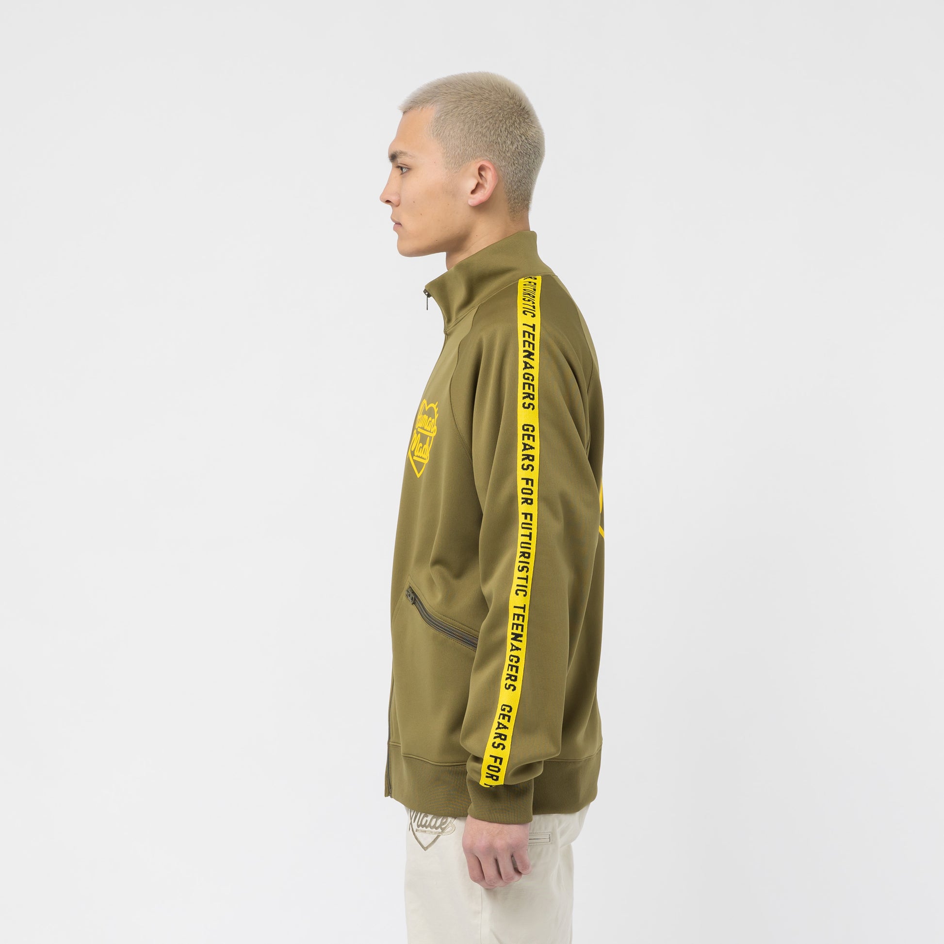 HUMAN MADE TRACK JACKET OLIVE DRAB L www.obgynegy.com