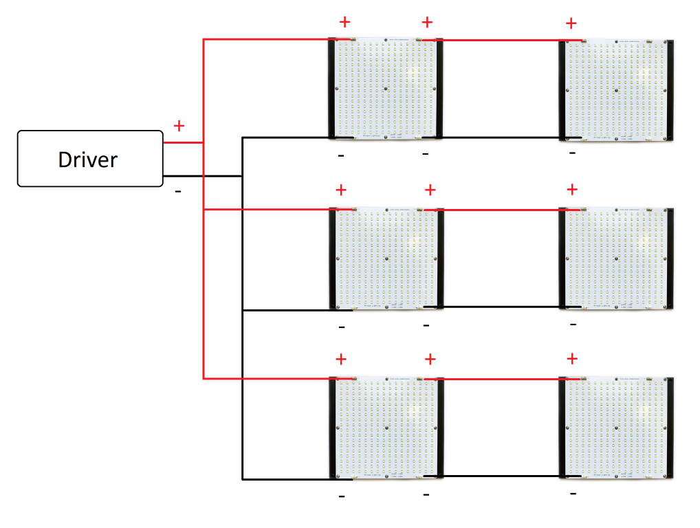 Parallel Wiring - 6 Boards