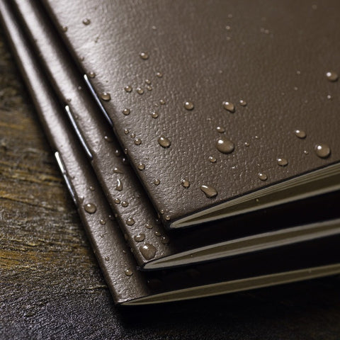 Rite in the Rain No.471FX-M Mini Stapled Notebook Universal Brown Pack of 3