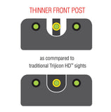 Trijicon HD XR Night Sights Set for Glock Standard Frames