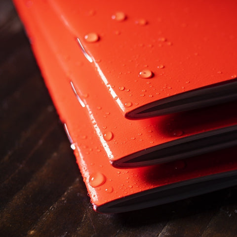 Rite in the Rain No.OR71FX-M Mini Stapled Notebook Universal Orange Pack of 3