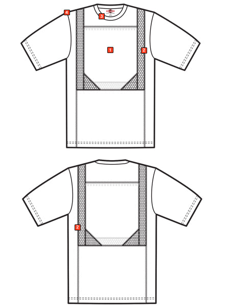 TruSpec 1419 Mens Concealed Armour Shirt White