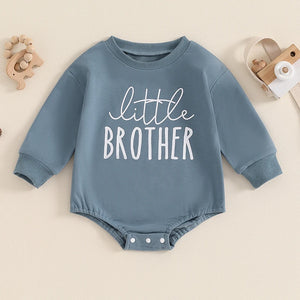 Blue Little Brother Onesie - Bitsy Bug Boutique