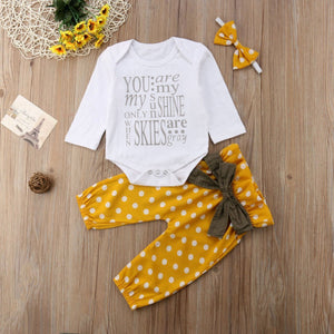 you are my sunshine baby girl outfit