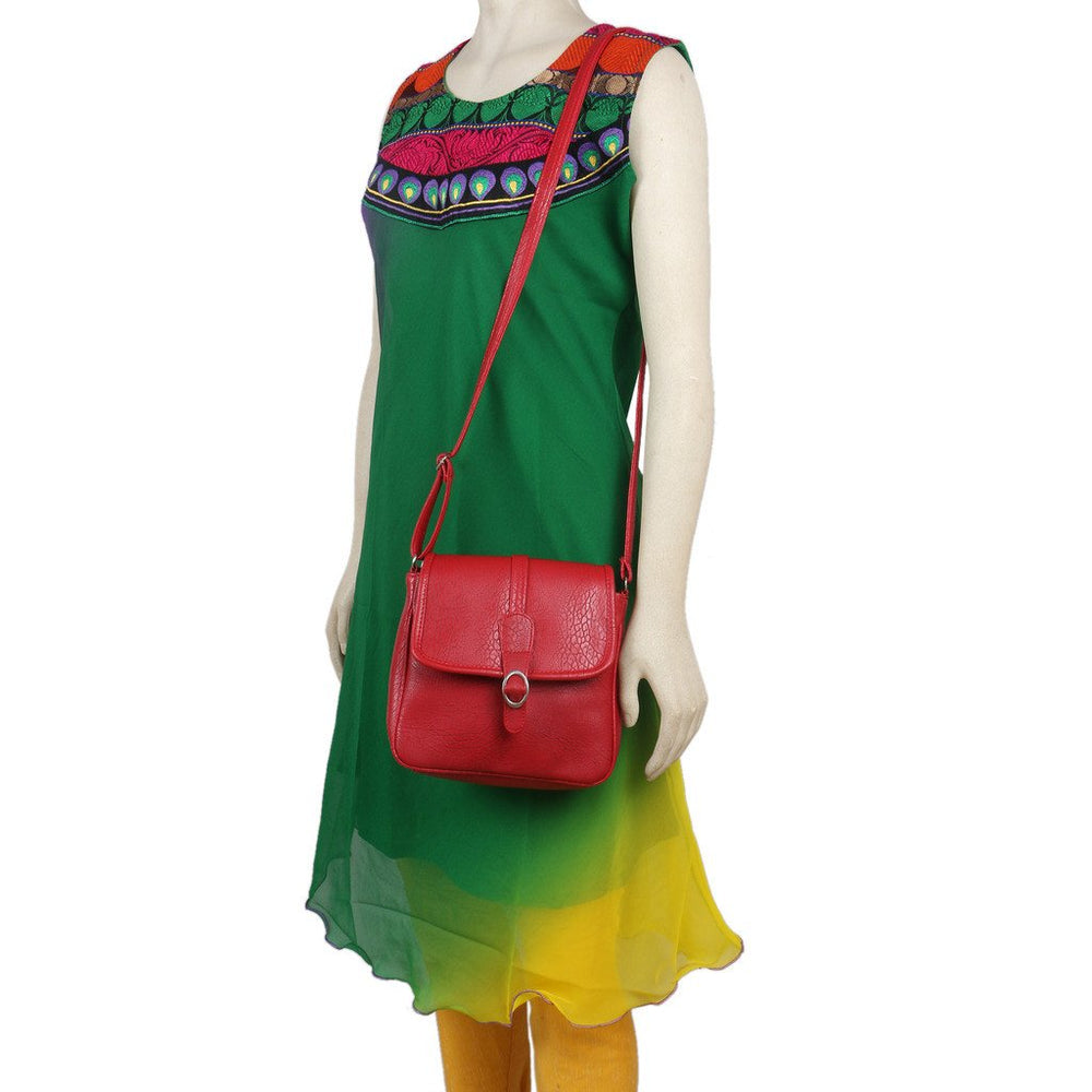Sukkhi Fashionable and Functional Red Sling Bag-3