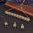 Sukkhi Exclusive Mirror & Pearl Choker Gold Plated Blue Necklace Set For Women