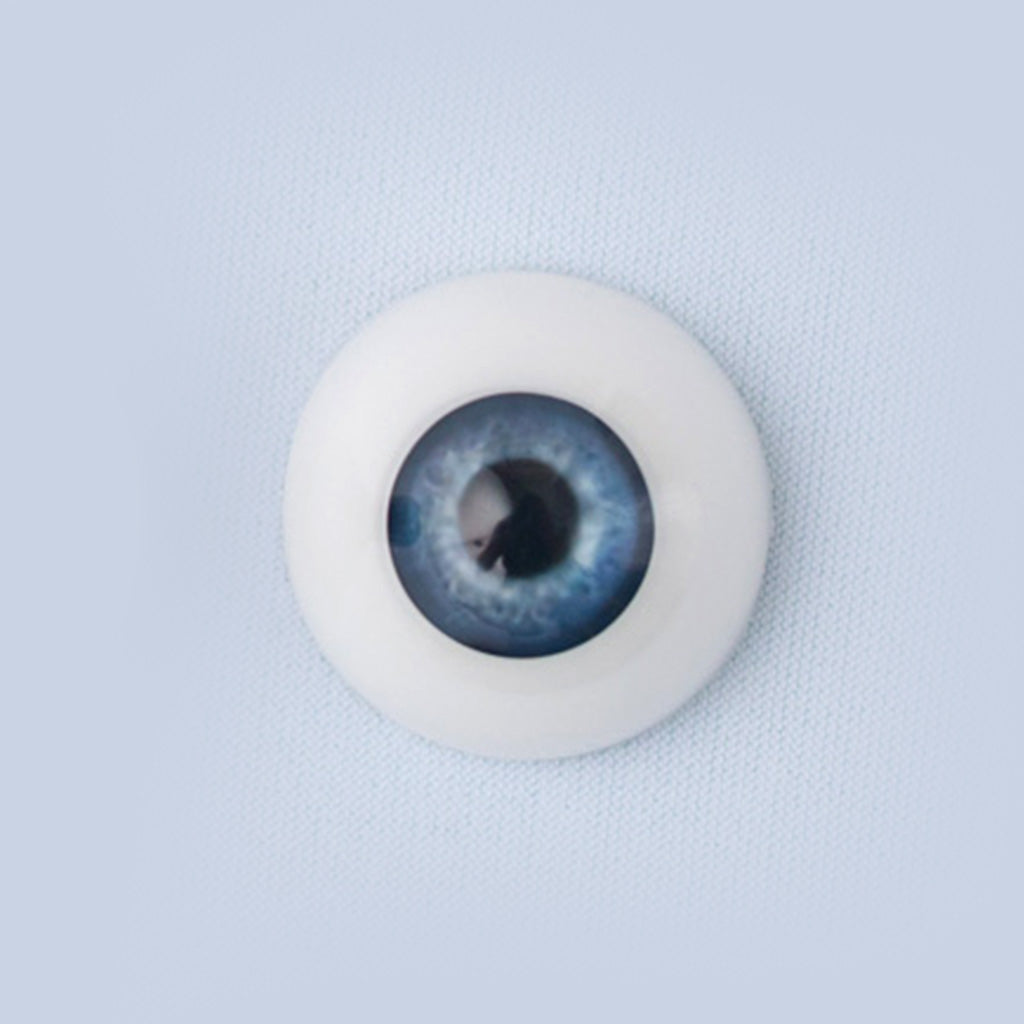 22mm Blue Iris E - Oval Glass Eyes - 1 Pair - #1450 - Bountiful Baby (DP  Creations LLC)