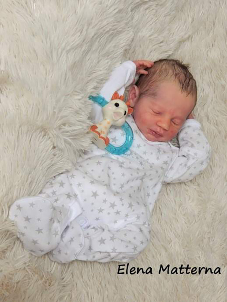 Realborn® SILICONE Steven Sleeping (18.5 Reborn Doll Kit) - Bountiful Baby  (DP Creations LLC)