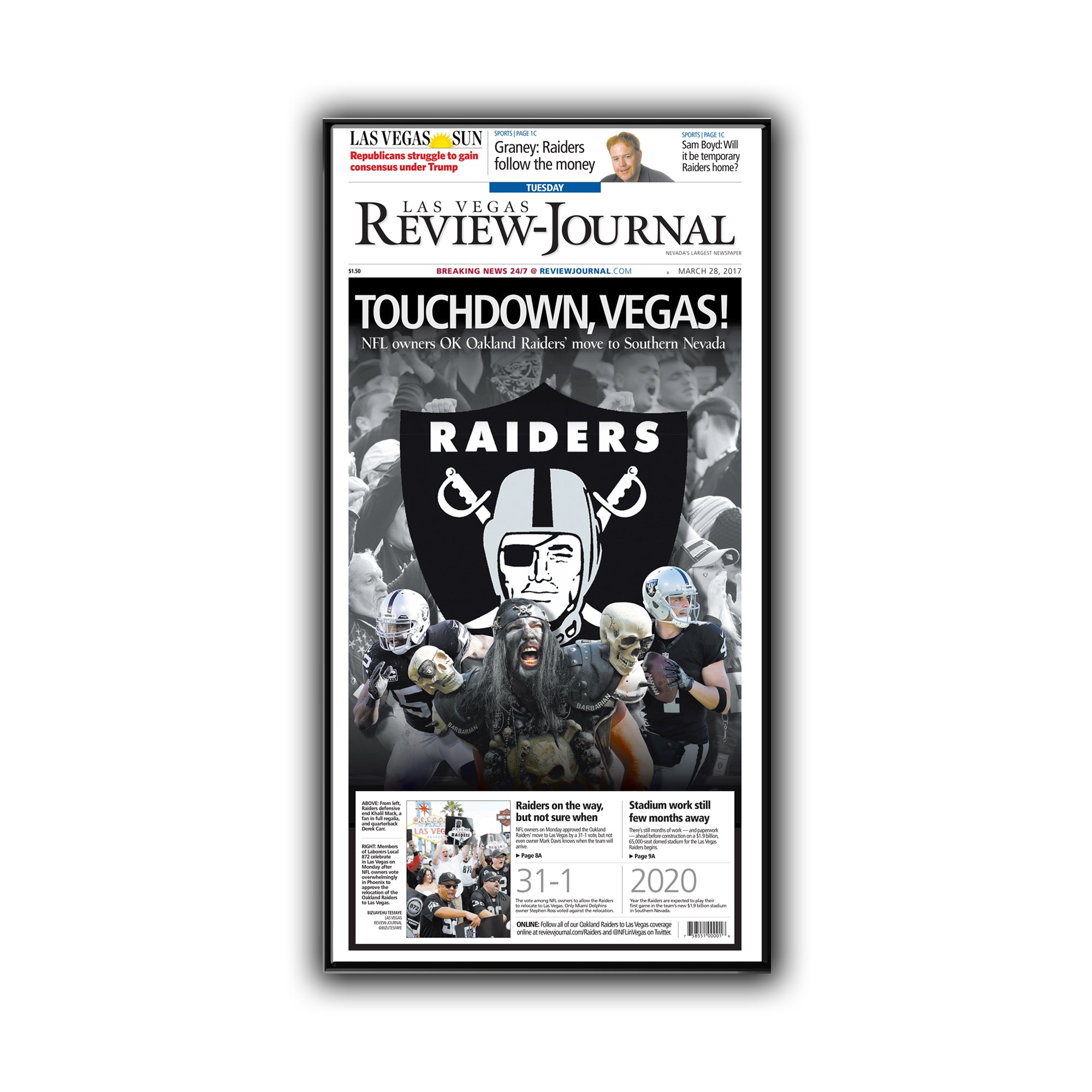 The Raider Image goes public at two Southern Nevada retail shops - Las Vegas  Sun News