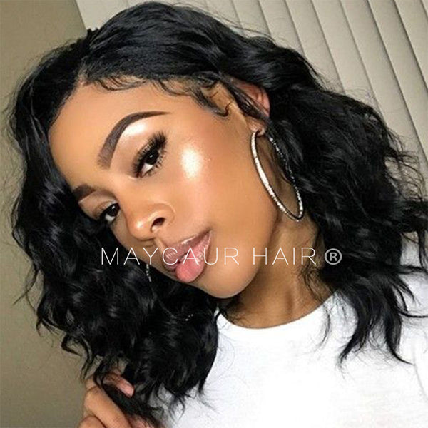 lace front wigs black hair