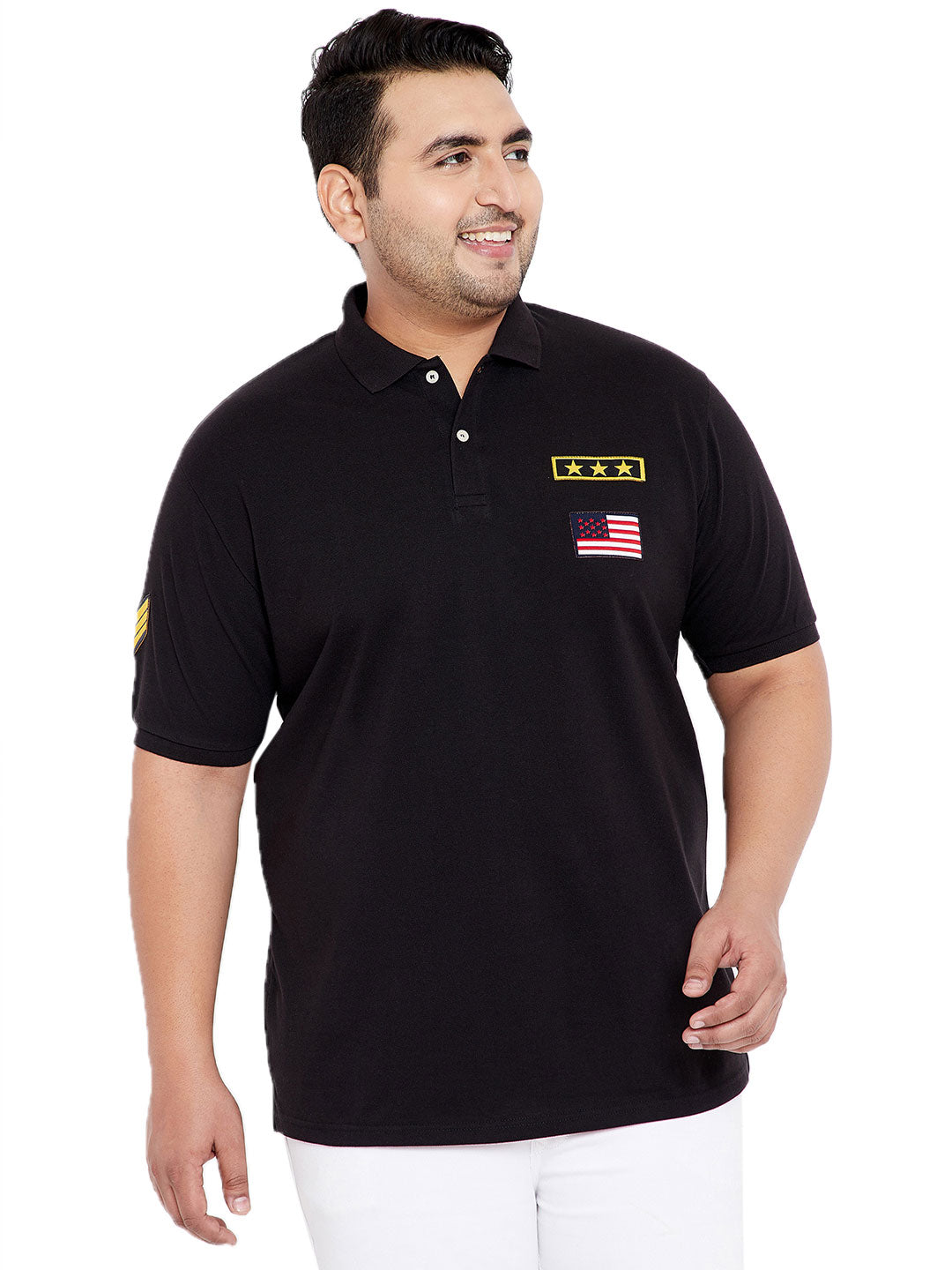 plus size polo t shirts