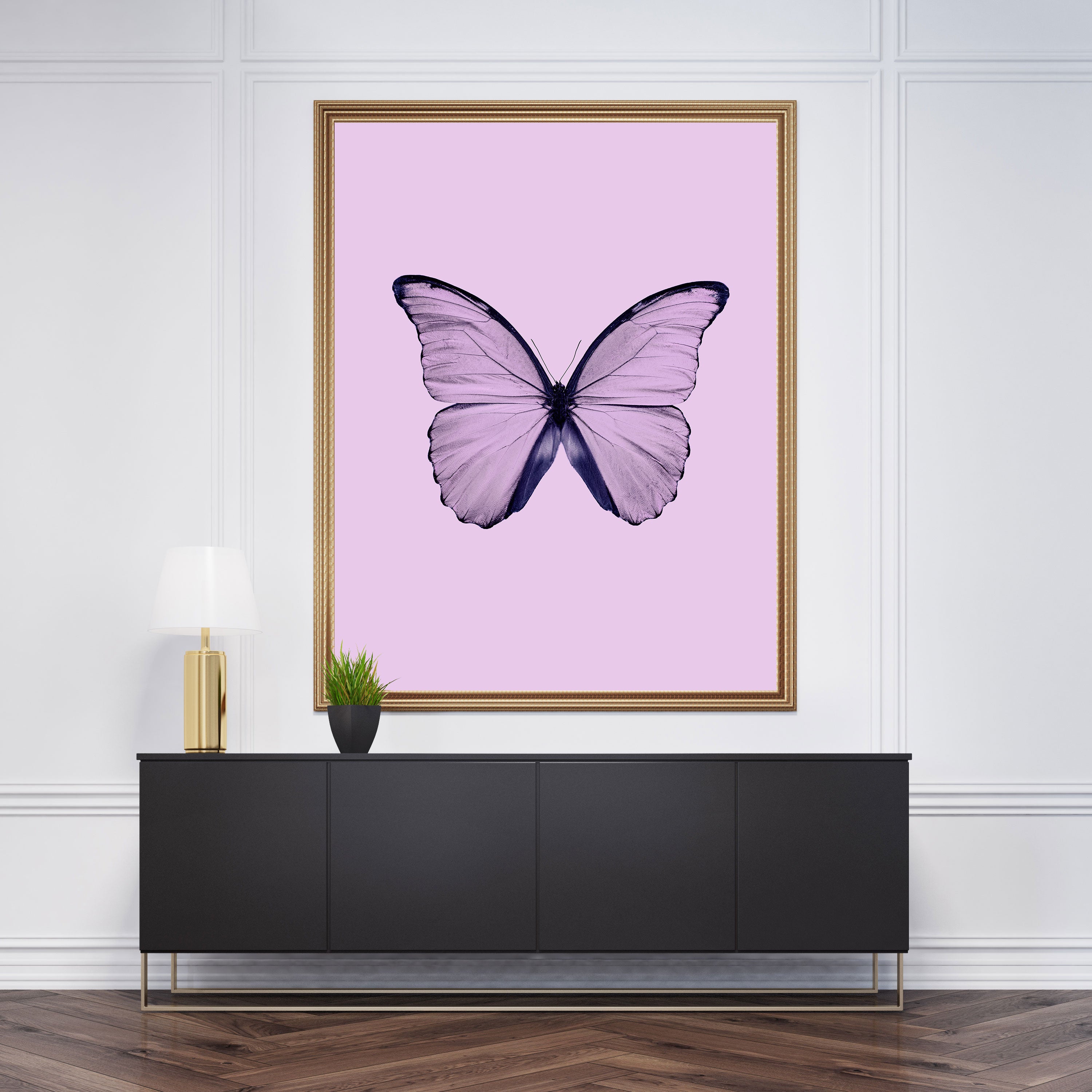 Dusty pink butterfly Poster Print | Butterfly photography wall art | –  