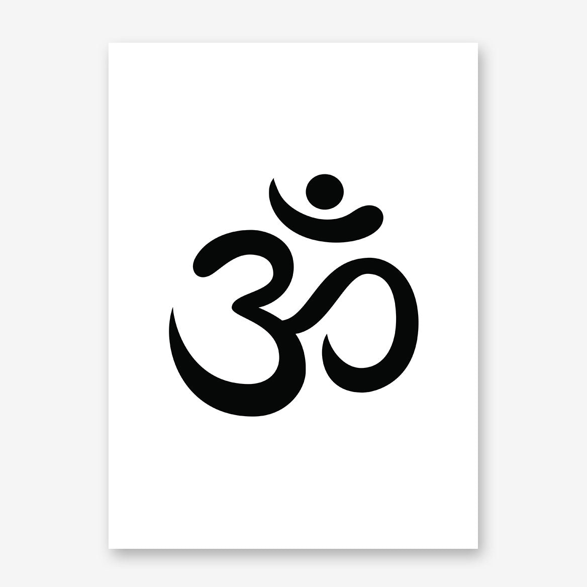 Aum Om Ohm Poster Print | Yoga wall art | Meditation art print UK –  