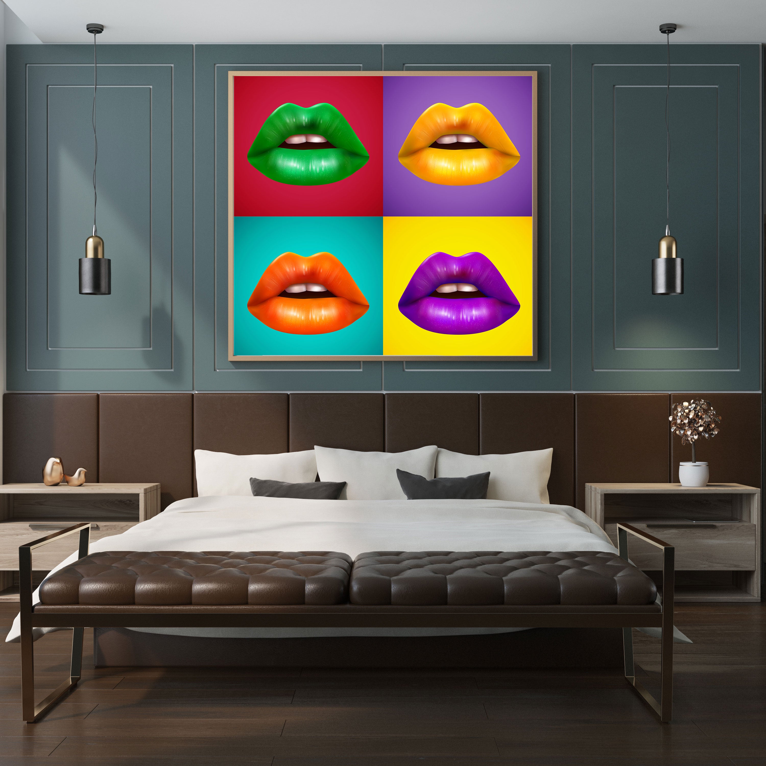 13+ Most Lip wall art images info