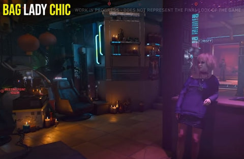 Bag Lady Chich Cyber Fashion - Cyberpunk 2077