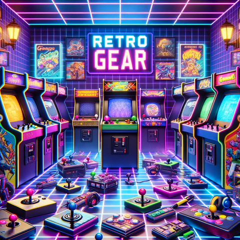 Retro Gaming Gear: Dive into '80s Arcade-Inspired Styles