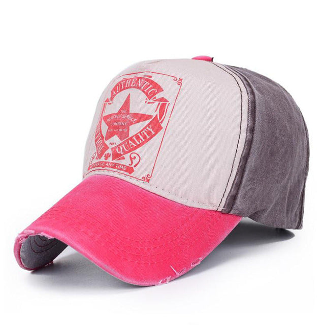 6 Colors Star Patchwork Baseball Cap – Newretro.Net