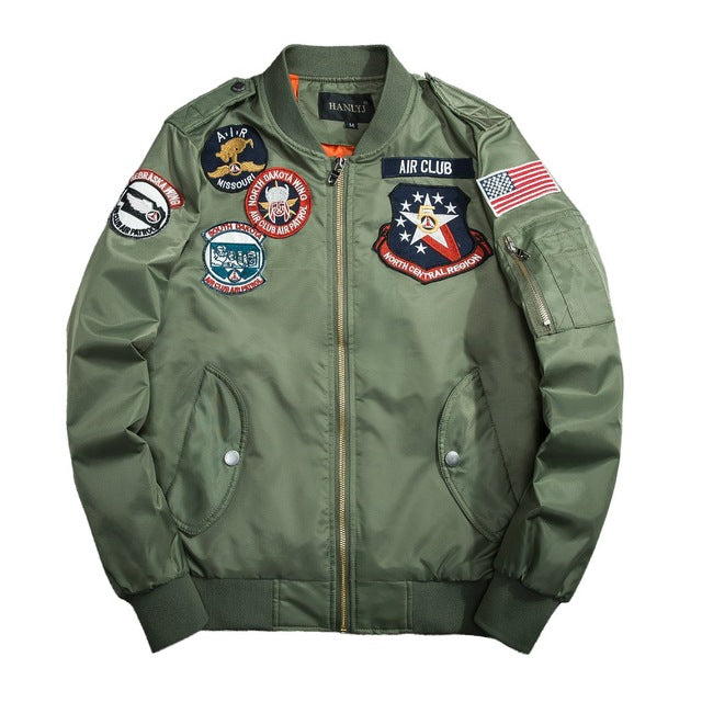 New Retro Street Fashion Flight Bomber MA1 jacket 80's Coat – Newretro.Net