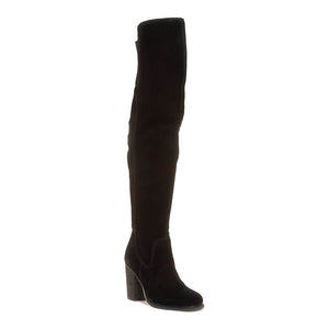 Logan Black Over The Knee Boot - Kelsi Dagger BK