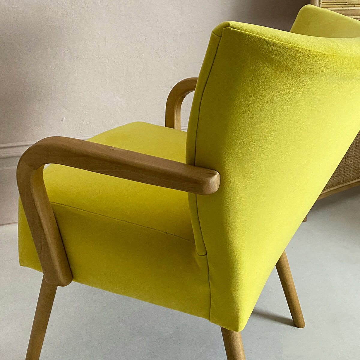 small yellow chair