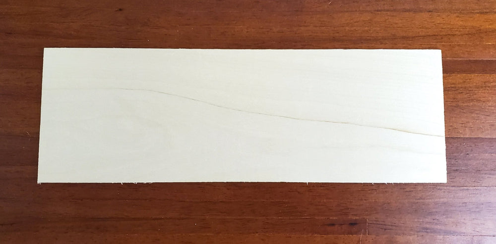 Solid Maple Wood Sheet Plank Thin 1/32 X 3 X 12 Long Veneer Woodworking 