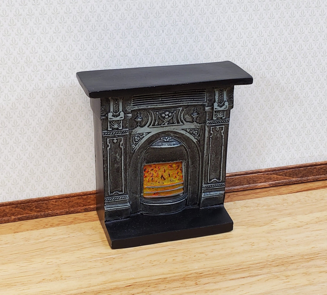 Aztec Imports Dollhouse Miniature 1:12 Scale Black Wood Stove #T5931