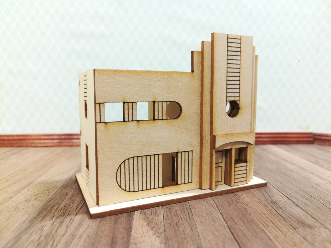 1:144 Laser Cut Dollhouse Four Room Furniture Kit / SMA HS004